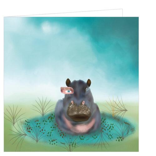 Nijlpaard in bad | Maureen Hennep